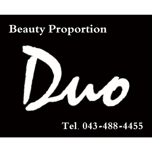 Beauty Proportion Duo看板デザイン（ラスタライズ）